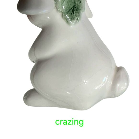 VTG Fitz & Floyd Bunny Blooms Salt Pepper Shakers Ceramic Rabbit Sunflower 4.25" - Picture 12 of 15